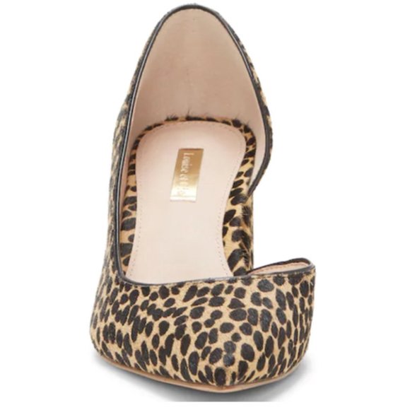 NIB LOUISE ET CIE Puss Print Flare Heel Pump Sz.6 - Picture 7 of 8